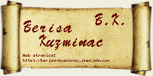 Beriša Kuzminac vizit kartica